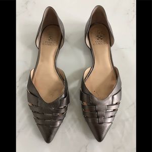 Vince Camuto point toe leather flats